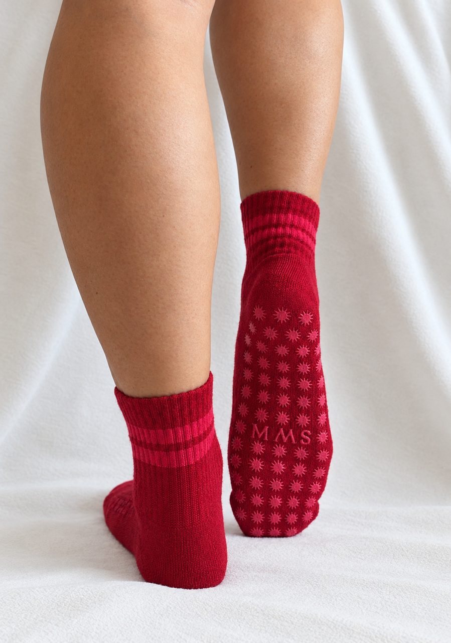 Rosé Grip Sock