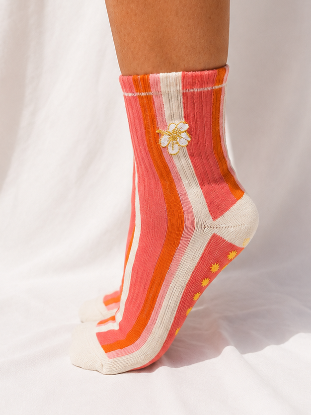 Bloom Grip Sock