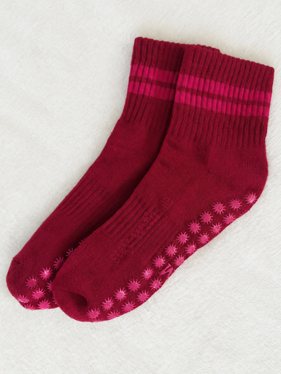 Rosé Grip Sock